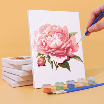 Classic Garden Flowers mini paint by numbers – image 9