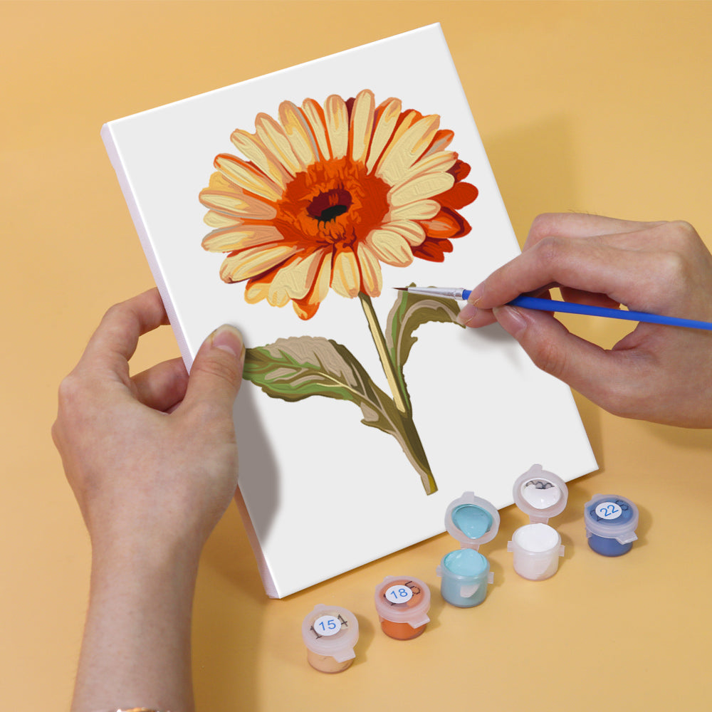 Classic Garden Flowers mini paint by numbers – image 11