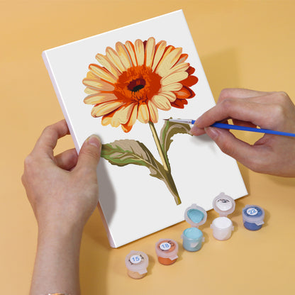 Classic Garden Flowers mini paint by numbers – image 11