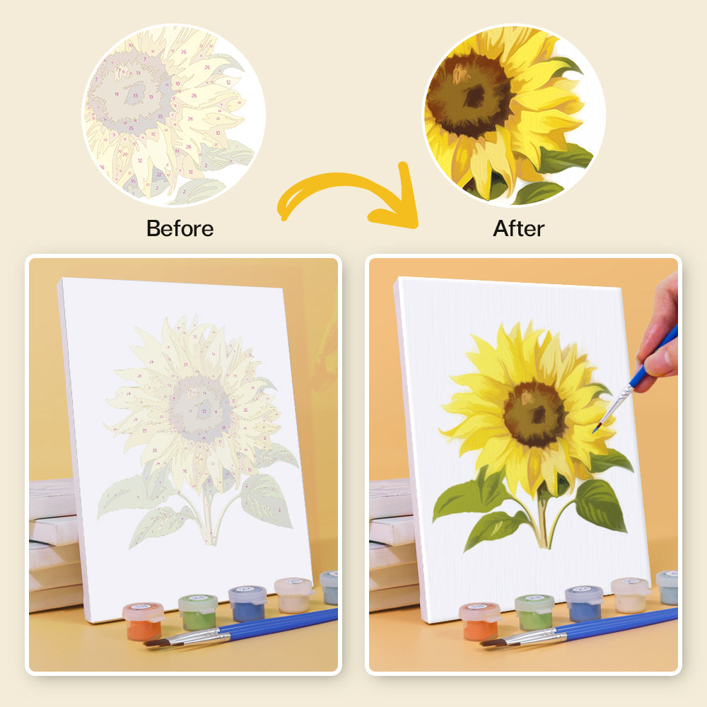 Favorite Garden Flowers mini paint by numbers – image 10