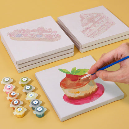 Pink Dessert Collection mini paint by numbers – image 5