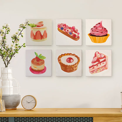 Pink Dessert Collection mini paint by numbers – image 6