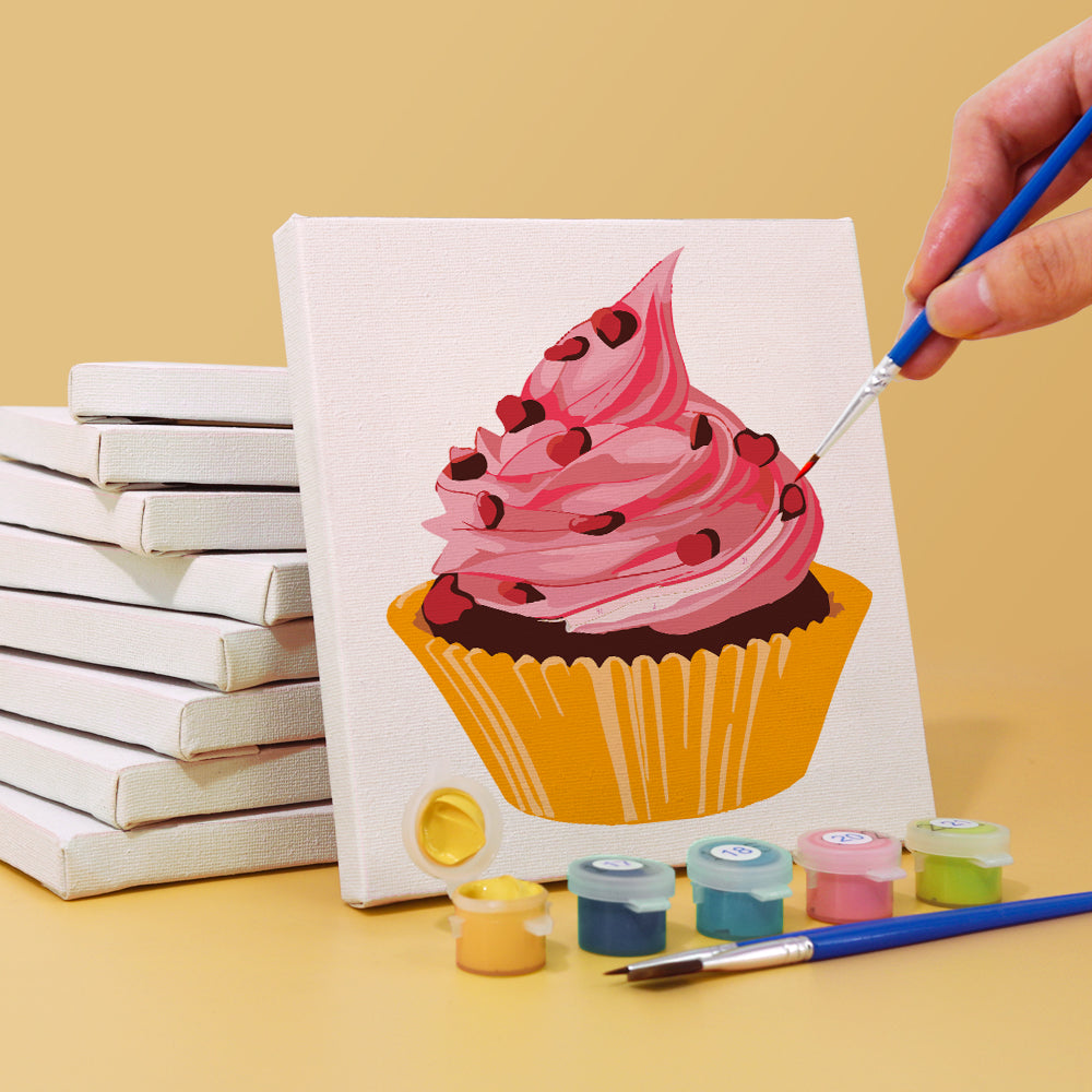 Pink Dessert Collection mini paint by numbers – image 8