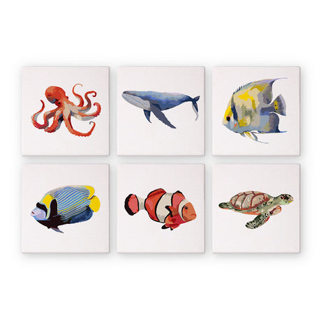 Ocean Animal Collection mini paint by numbers – image 6