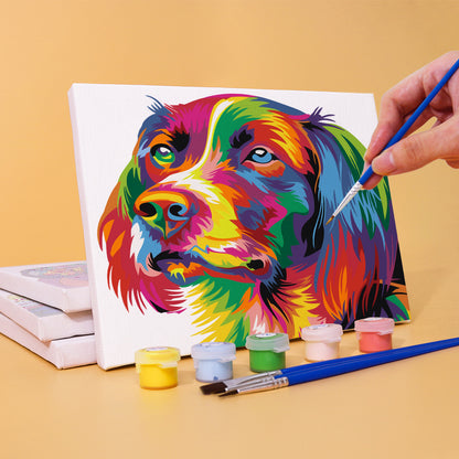 Rainbow Lion, Eagle and Bulldog mini paint by numbers – image 10