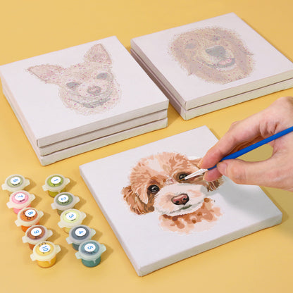 Adorable Dog Portraits mini paint by numbers – image 4