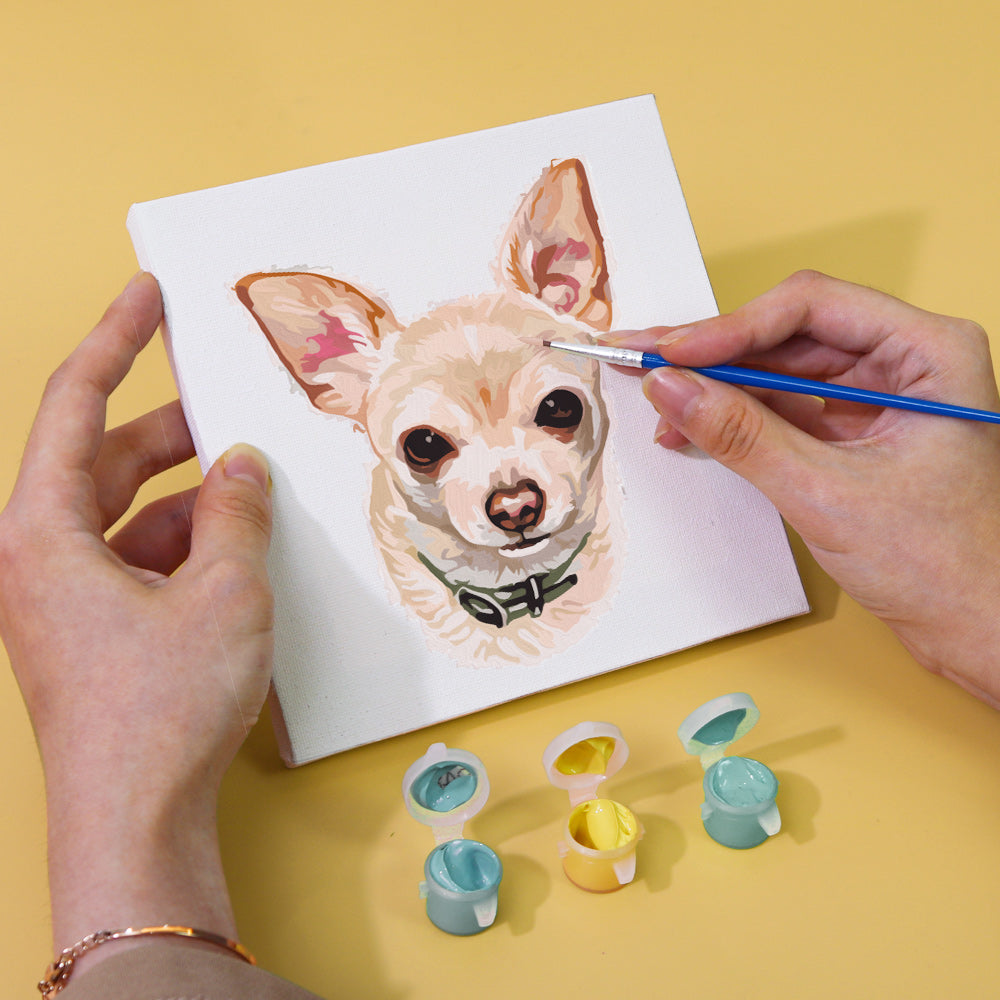 Adorable Dog Portraits mini paint by numbers – image 5