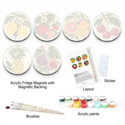 Fresh Fruit and Foliage (Fridge Magnets)