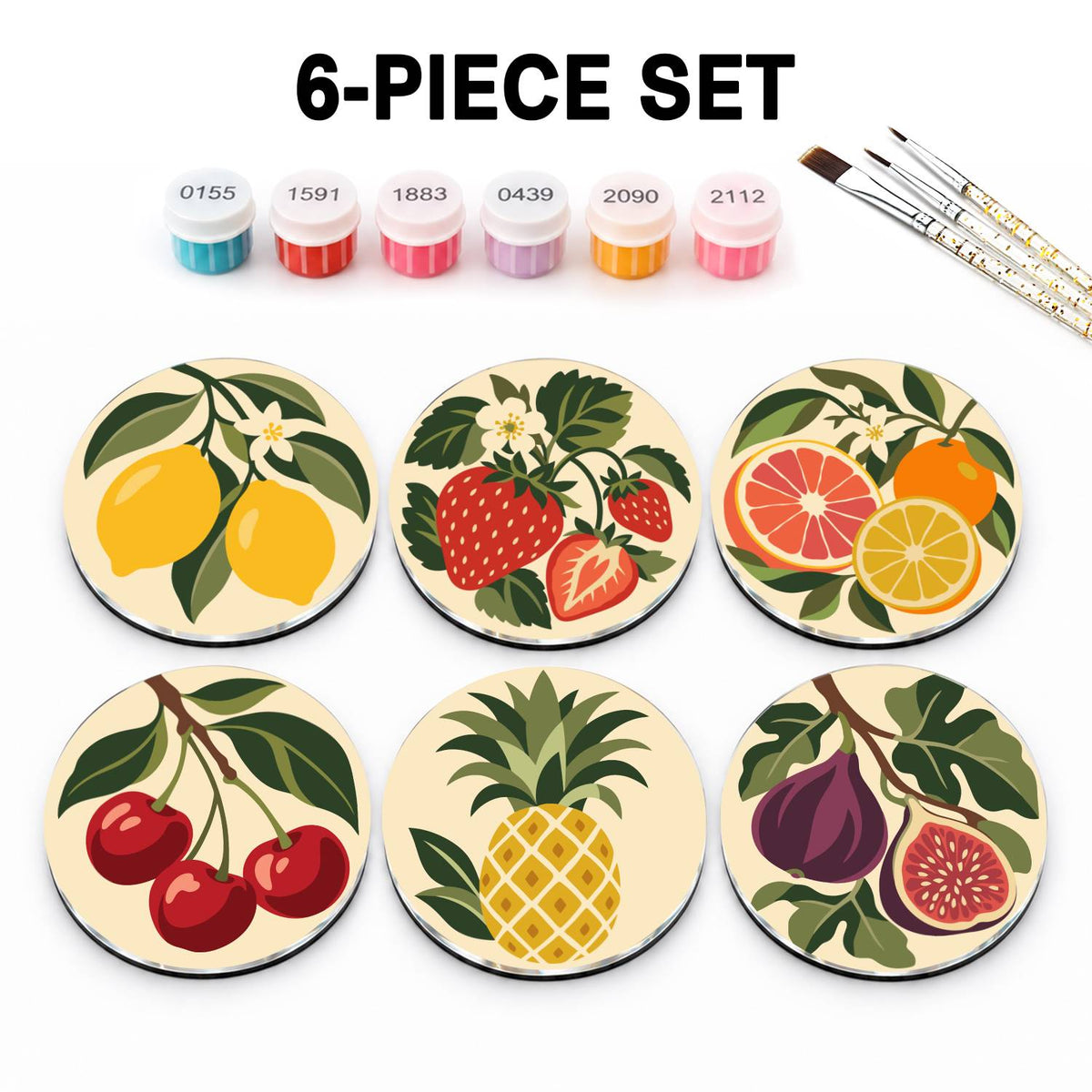 Fresh Fruit and Foliage (Fridge Magnets)