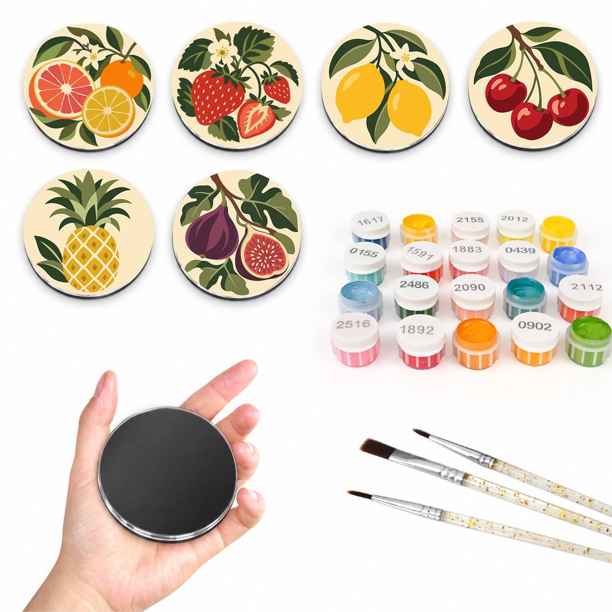 Fresh Fruit and Foliage (Fridge Magnets)