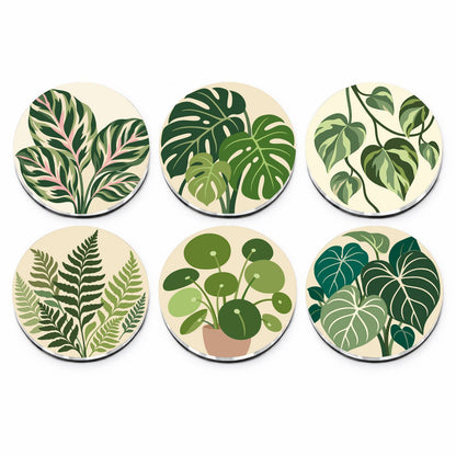 Lush Green Leaves (Fridge Magnets)
