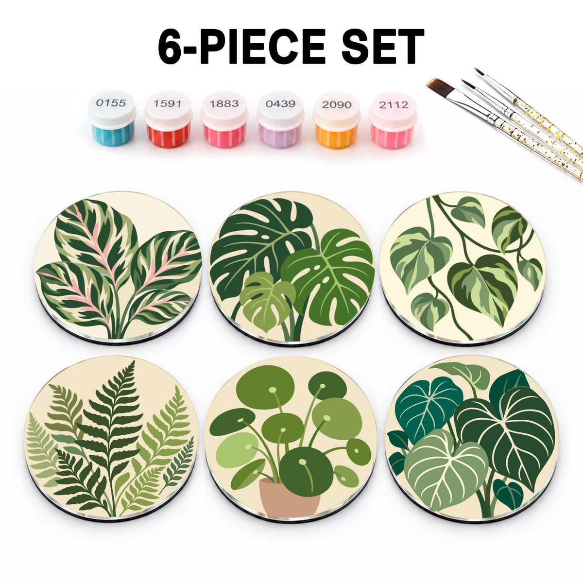 Lush Green Leaves (Fridge Magnets)