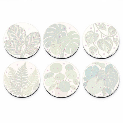 Lush Green Leaves (Fridge Magnets)