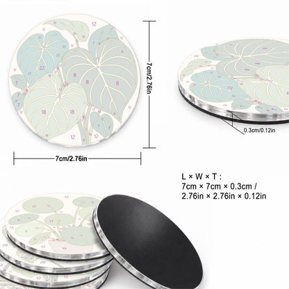 Lush Green Leaves (Fridge Magnets)