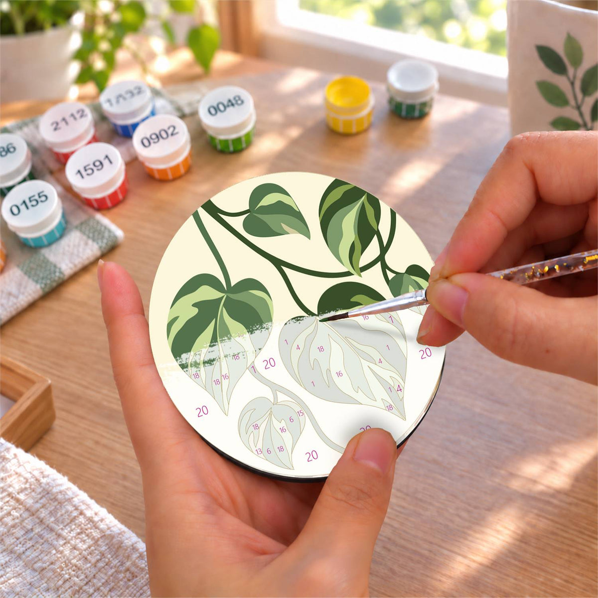Lush Green Leaves (Fridge Magnets)