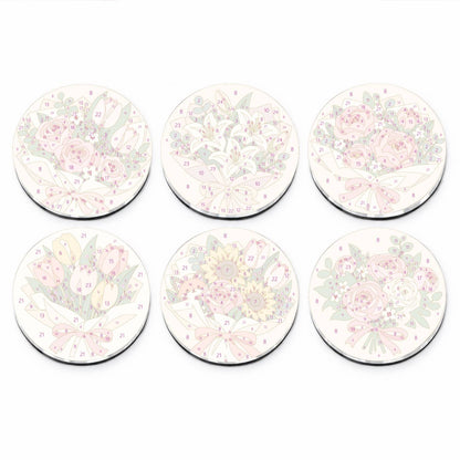 Delicate Floral Bouquets (Fridge Magnets)