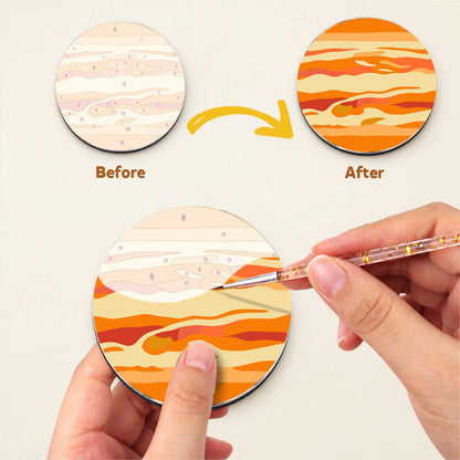 Colourful Planets (Fridge Magnets)