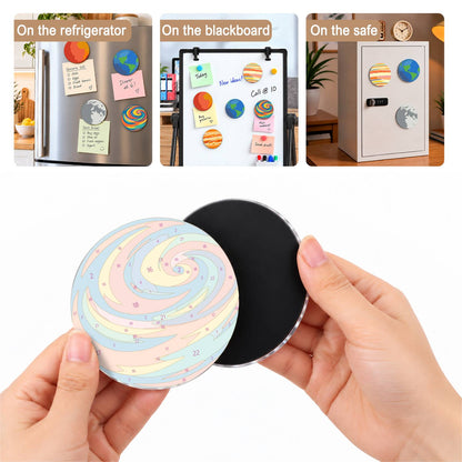 Colourful Planets (Fridge Magnets)