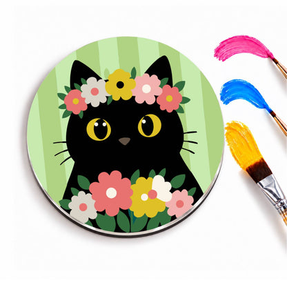 Mystical Black Cats (Fridge Magnets)
