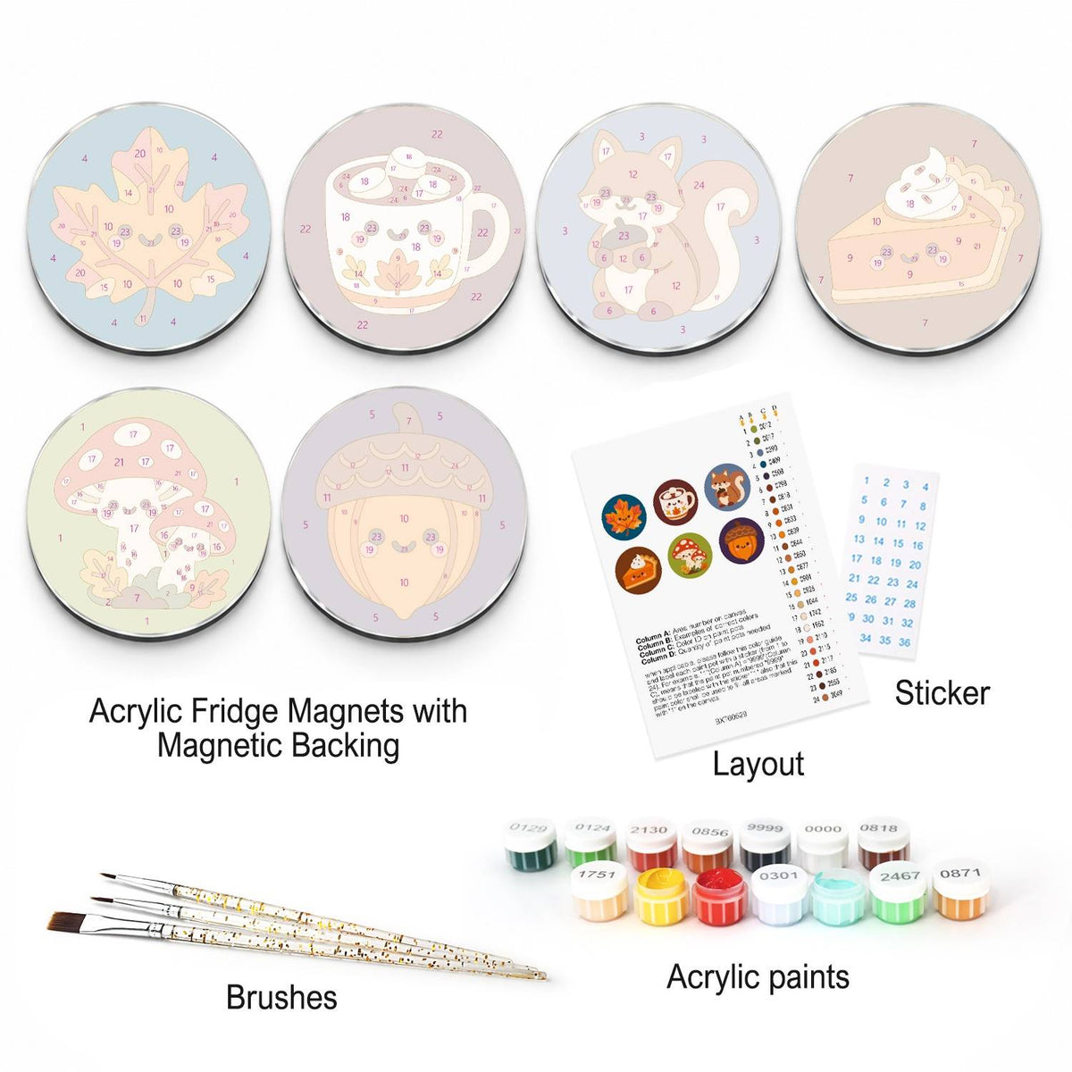 Autumn Comforts (Fridge Magnets)