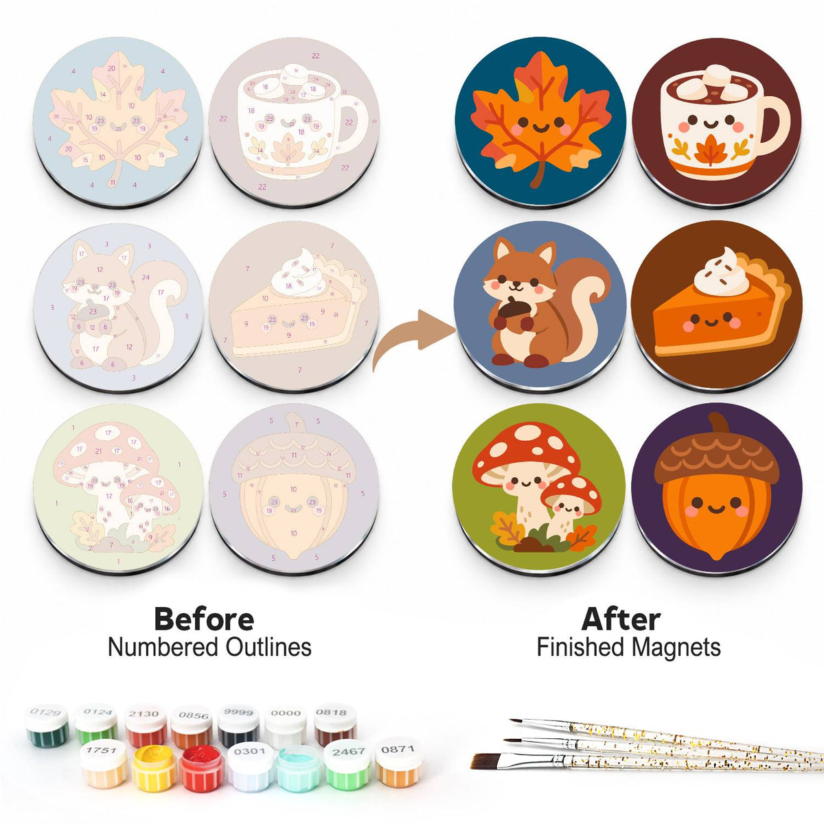 Autumn Comforts (Fridge Magnets)