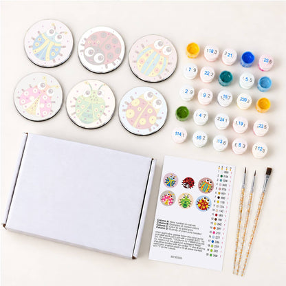 Rainbow Ladybirds (Fridge Magnets)