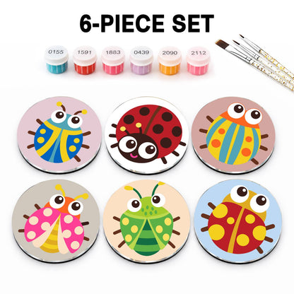 Rainbow Ladybirds (Fridge Magnets)