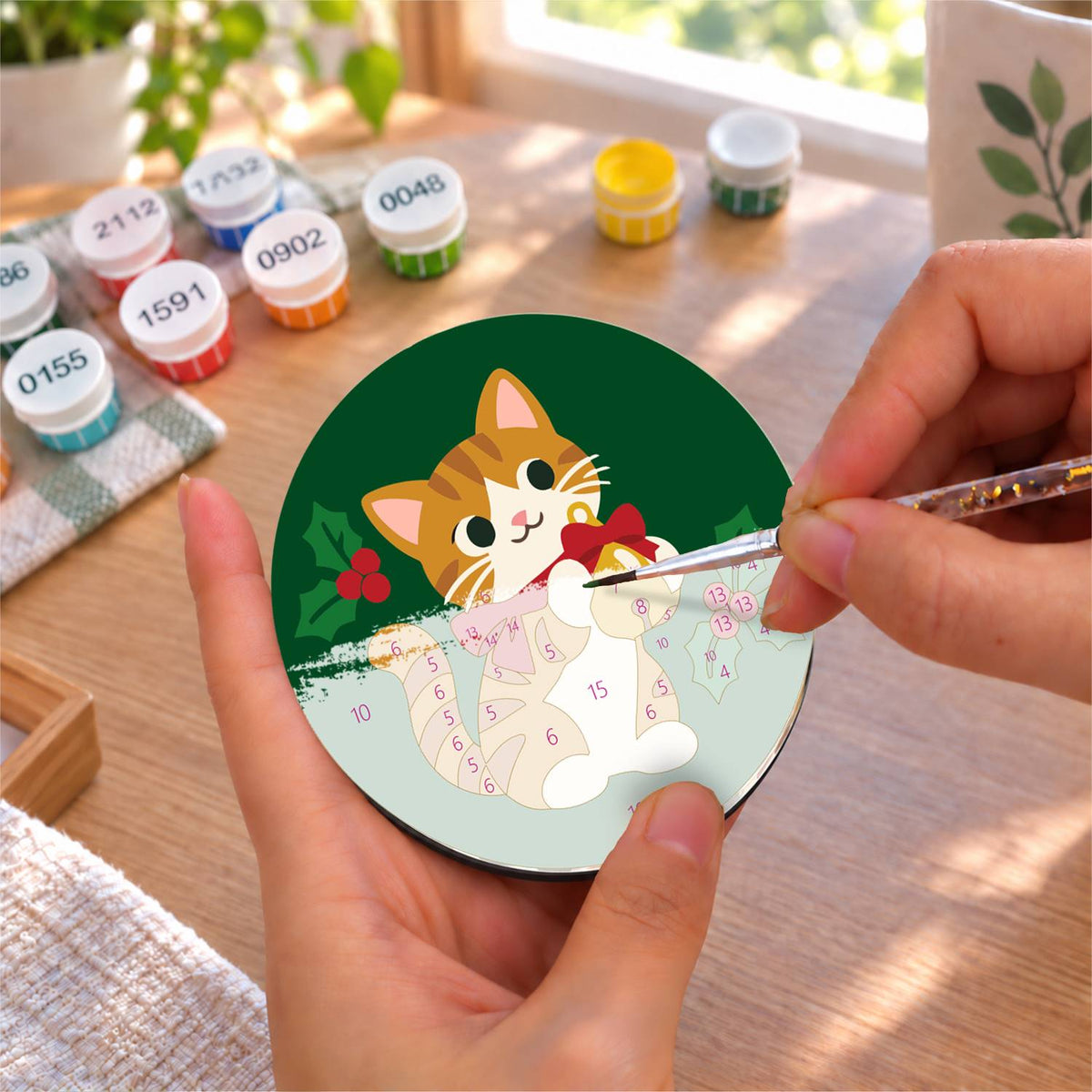 Christmas Cats (Fridge Magnets)