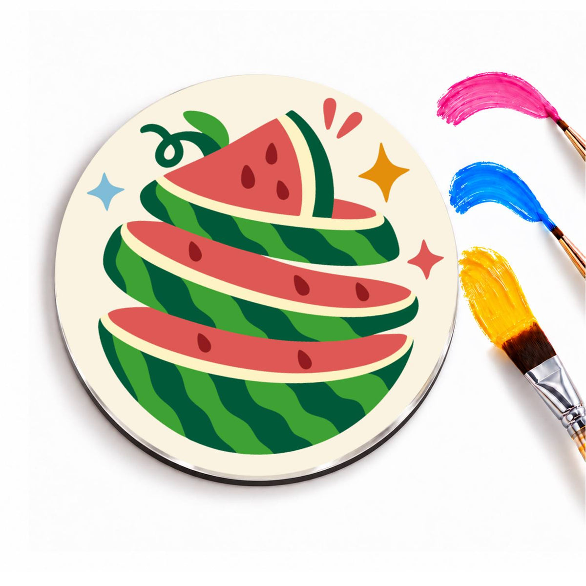 Rainbow Fruit Ribbons (Fridge Magnets)