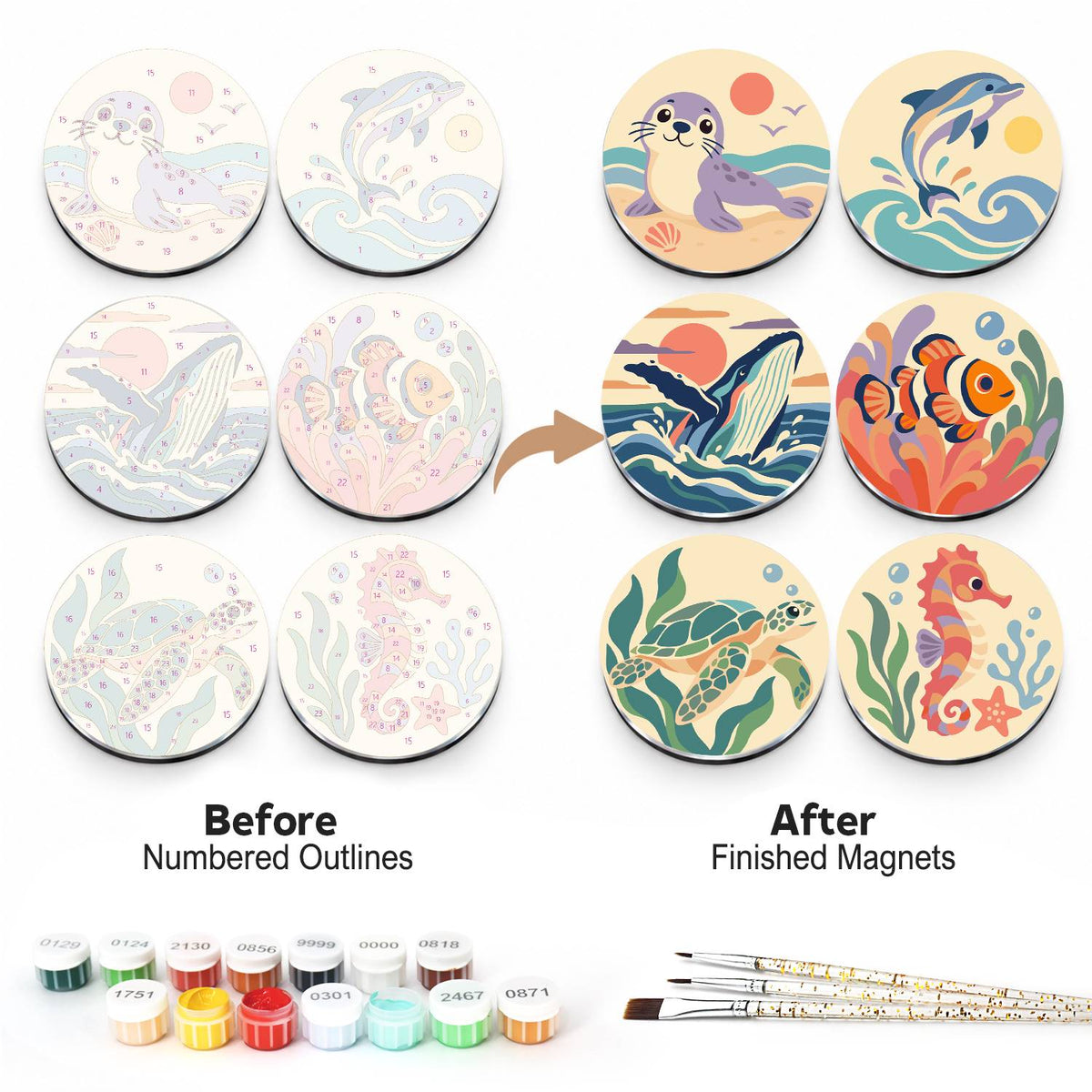Ocean Adventures (Fridge Magnets)