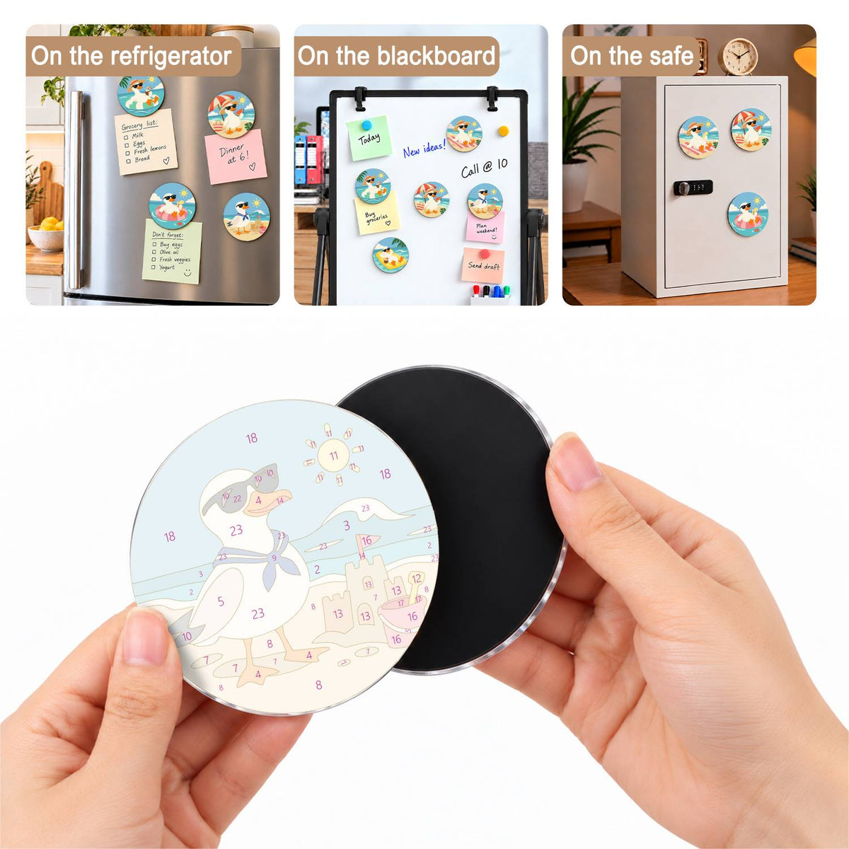 Cool Summer Ducks (Fridge Magnets)