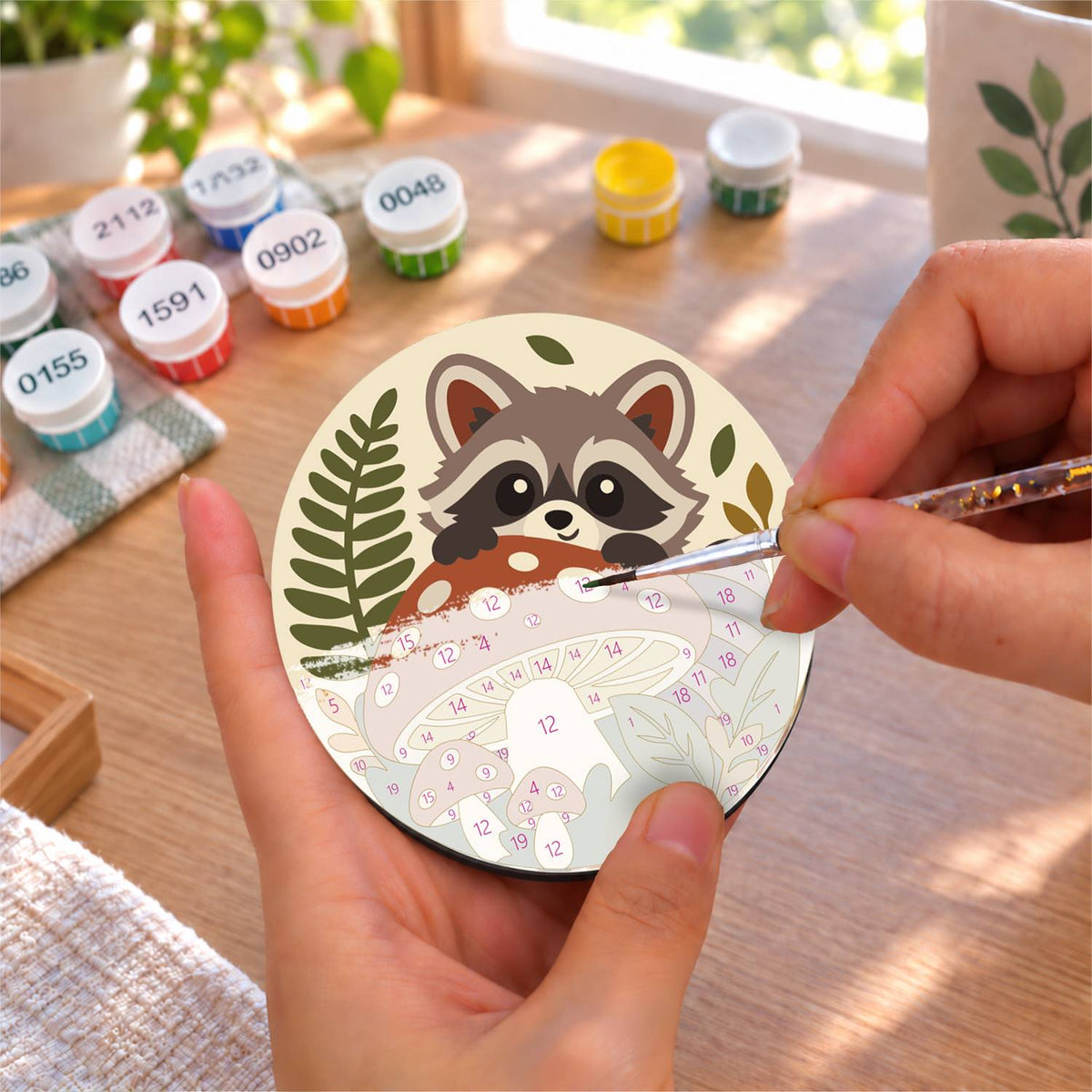 Little Woodland Raccoons (Fridge Magnets)