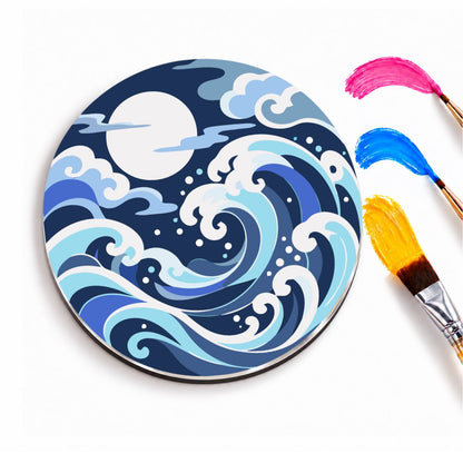 Blue Ocean Waves (Fridge Magnets)