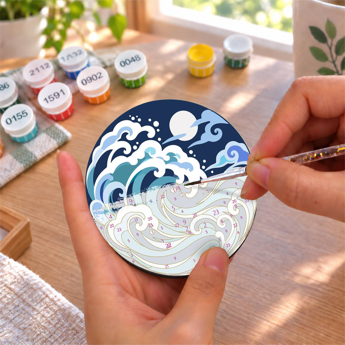 Blue Ocean Waves (Fridge Magnets)
