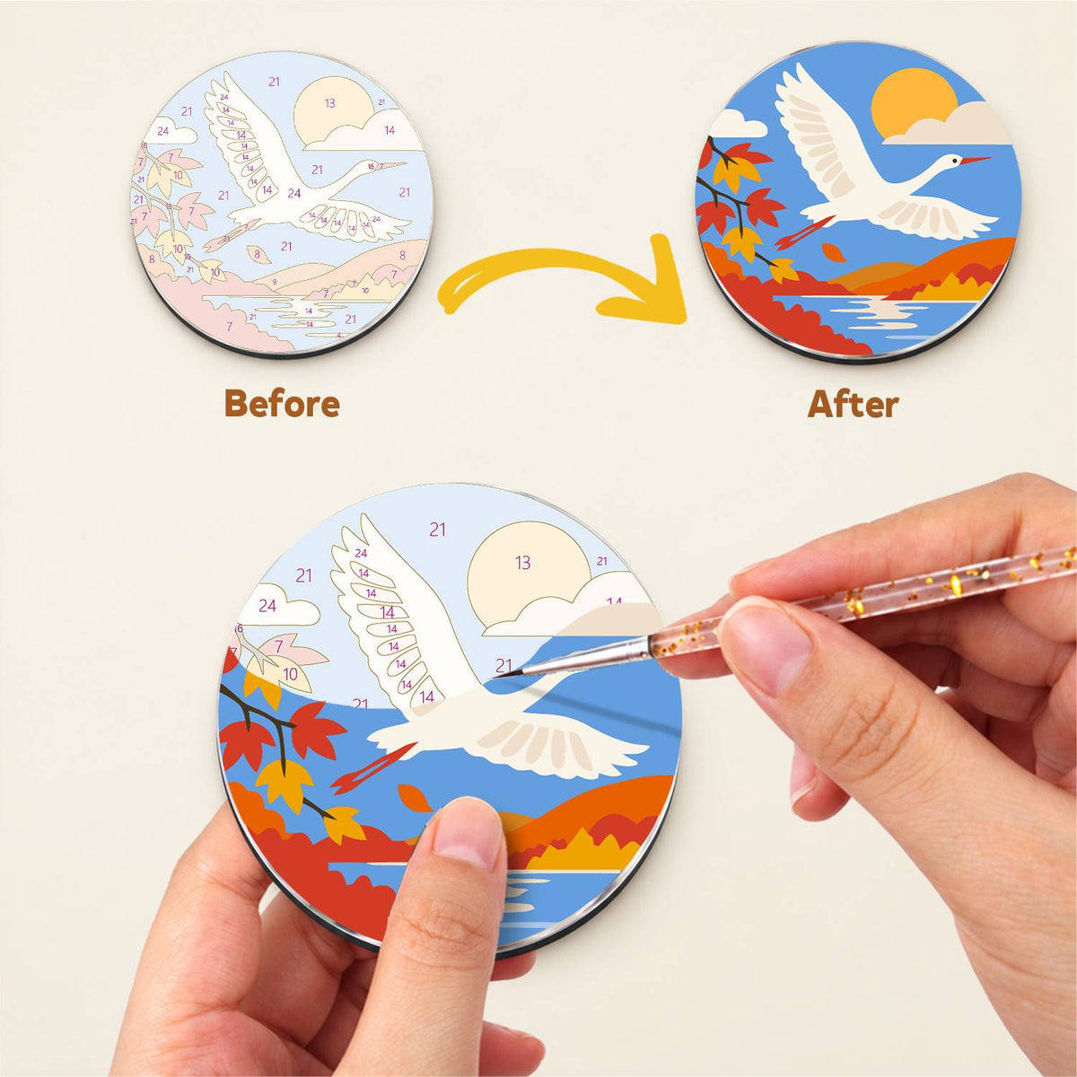 Autumn and Winter Scenes (Fridge Magnets)