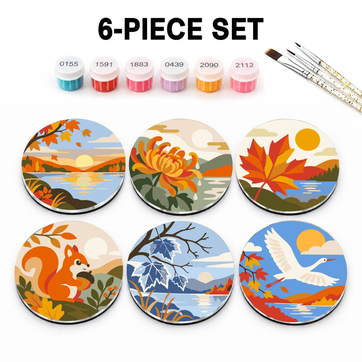 Autumn and Winter Scenes (Fridge Magnets)