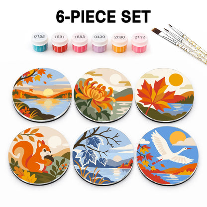 Autumn and Winter Scenes (Fridge Magnets)