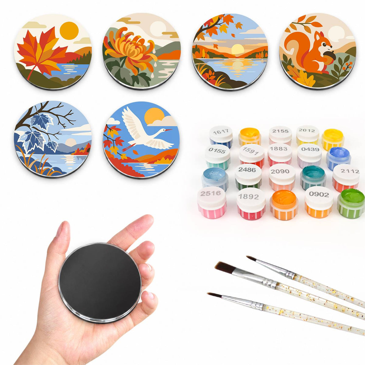 Autumn and Winter Scenes (Fridge Magnets)