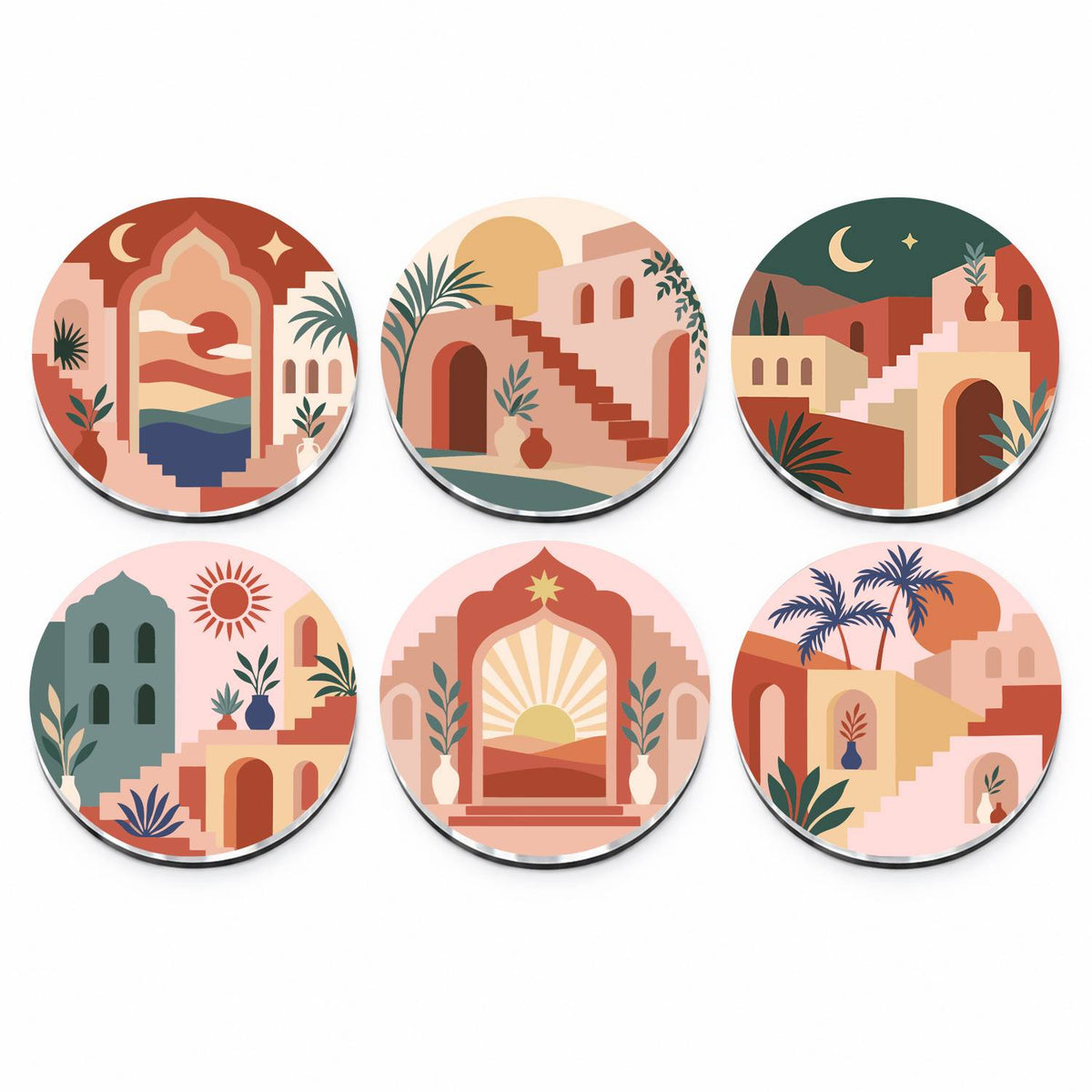 Terracotta Courtyards (Fridge Magnets)