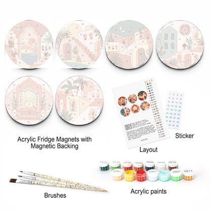 Terracotta Courtyards (Fridge Magnets)