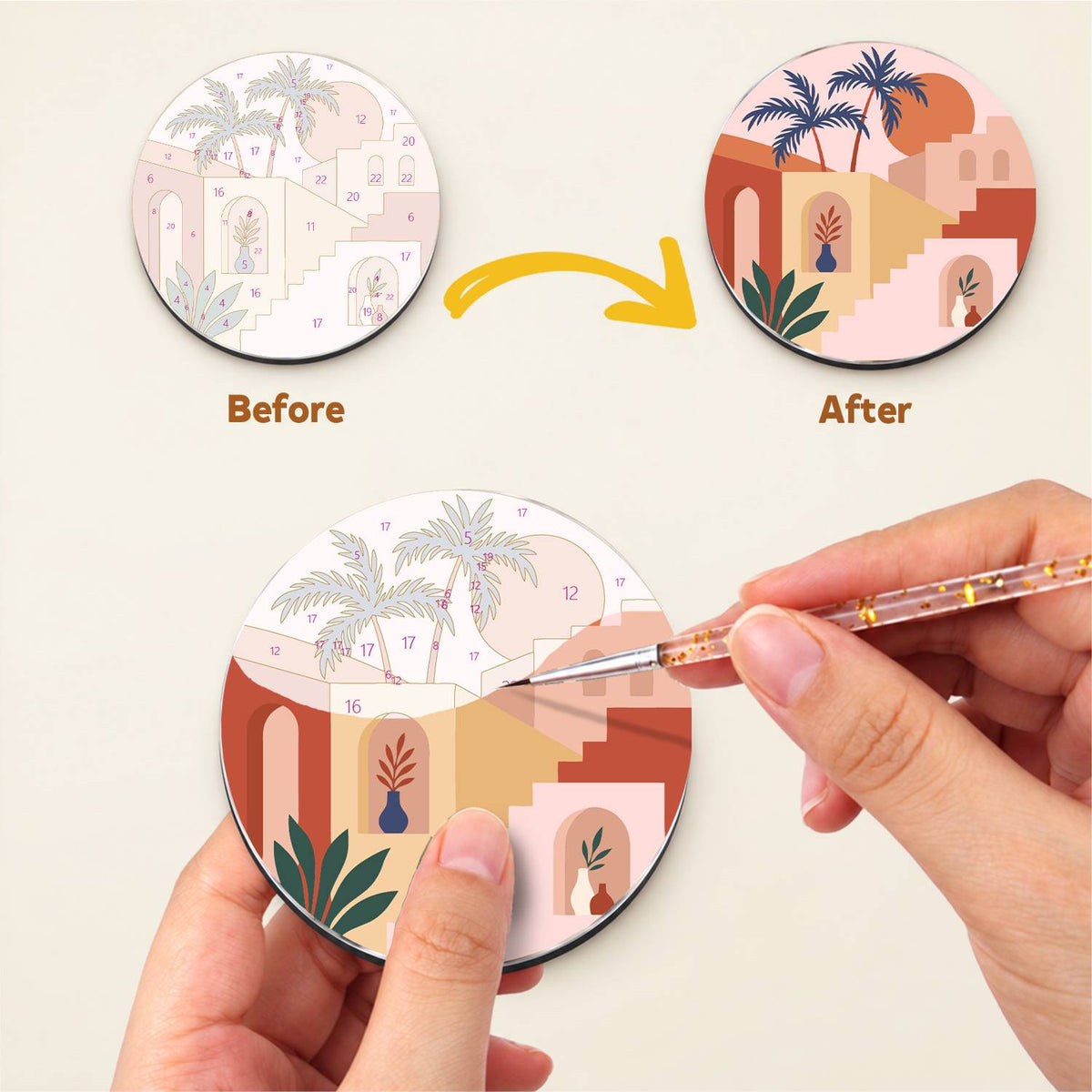 Terracotta Courtyards (Fridge Magnets)