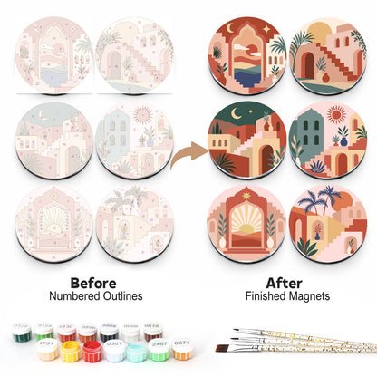 Terracotta Courtyards (Fridge Magnets)