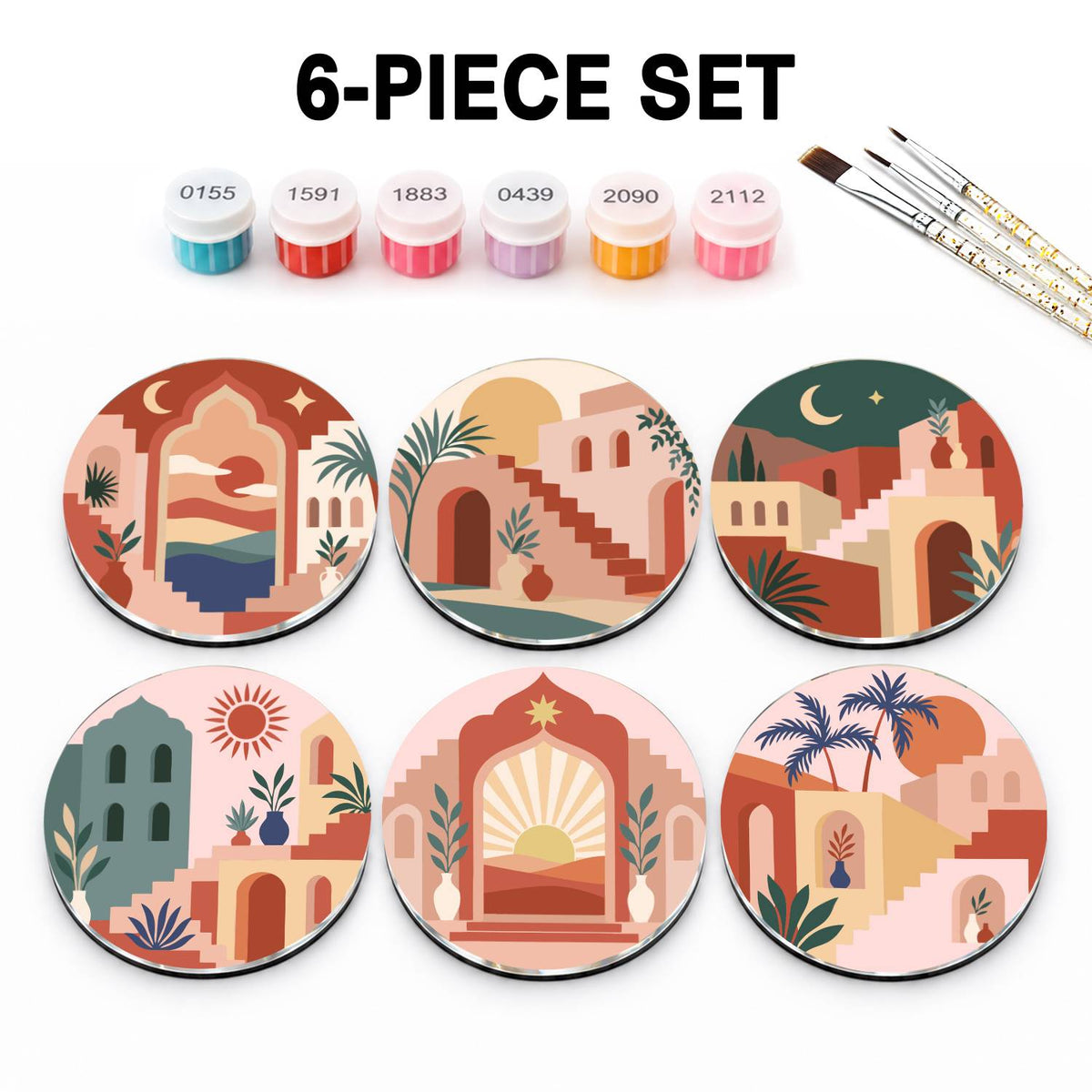 Terracotta Courtyards (Fridge Magnets)