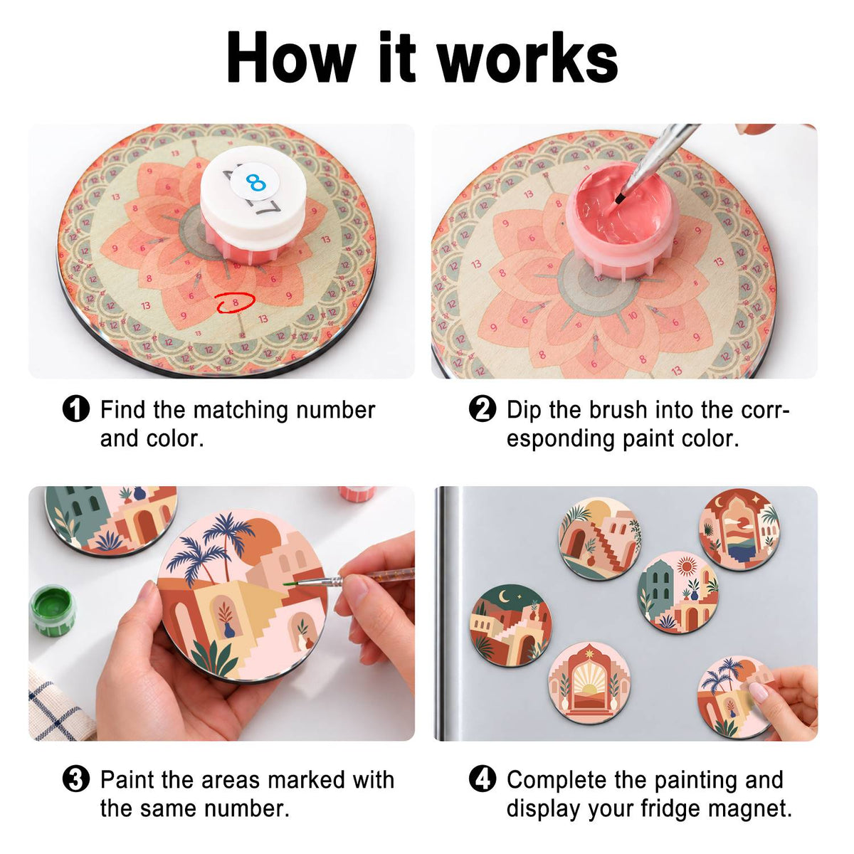 Terracotta Courtyards (Fridge Magnets)