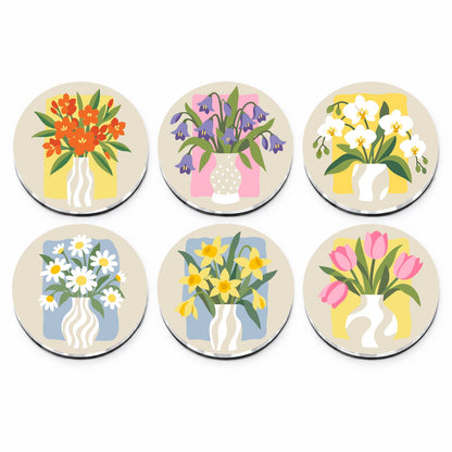 Flower Vases (Fridge Magnets)