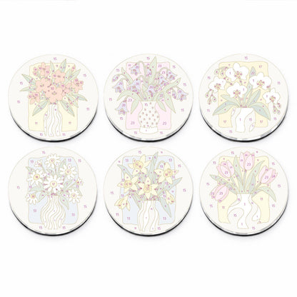 Flower Vases (Fridge Magnets)