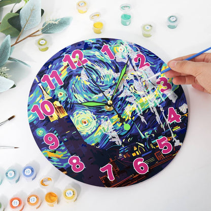 Starry Night (Paint by Numbers Clock)