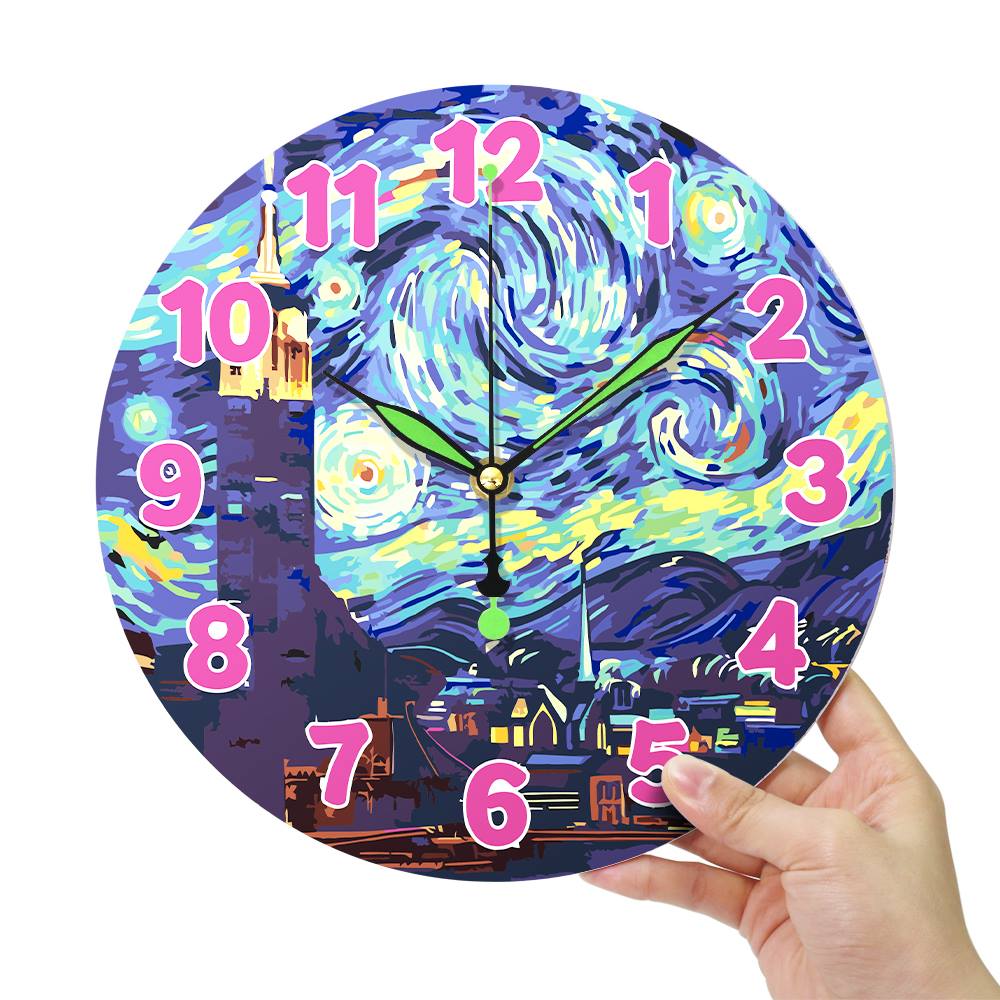 Starry Night (Paint by Numbers Clock)