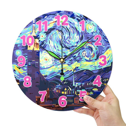 Starry Night (Paint by Numbers Clock)