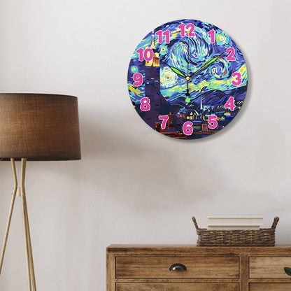 Starry Night (Paint by Numbers Clock)